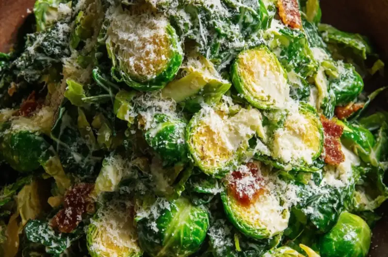 Brussels Sprouts Caesar Salad