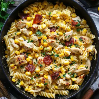 Creamy Chicken and Corn Pasta – A Quick Family Pleaser 9 Creamy Chicken and Corn Pasta