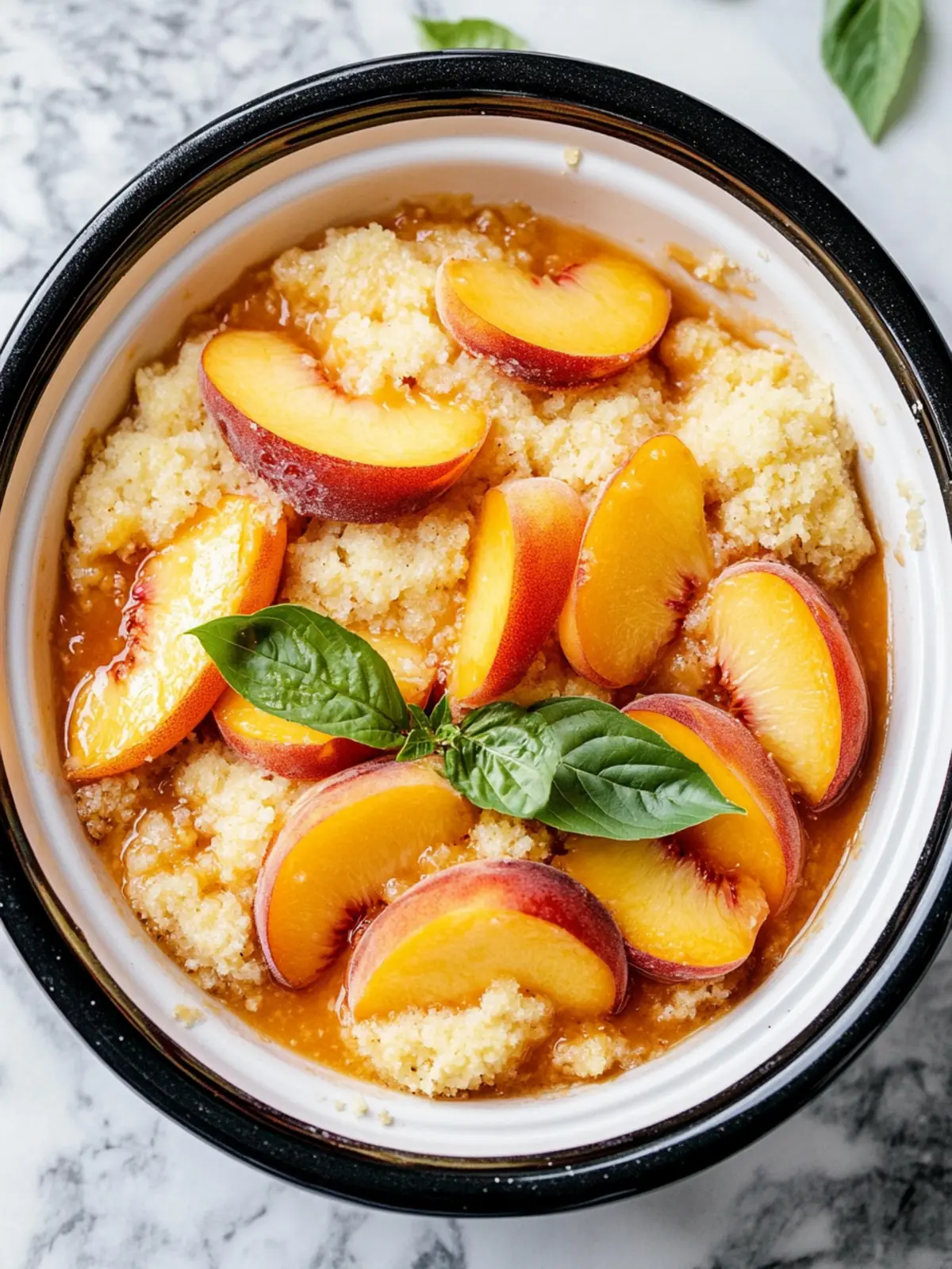 Irresistible Slow Cooker Peach Bake Everyone Will Love 4 Slow Cooker Peach Bake