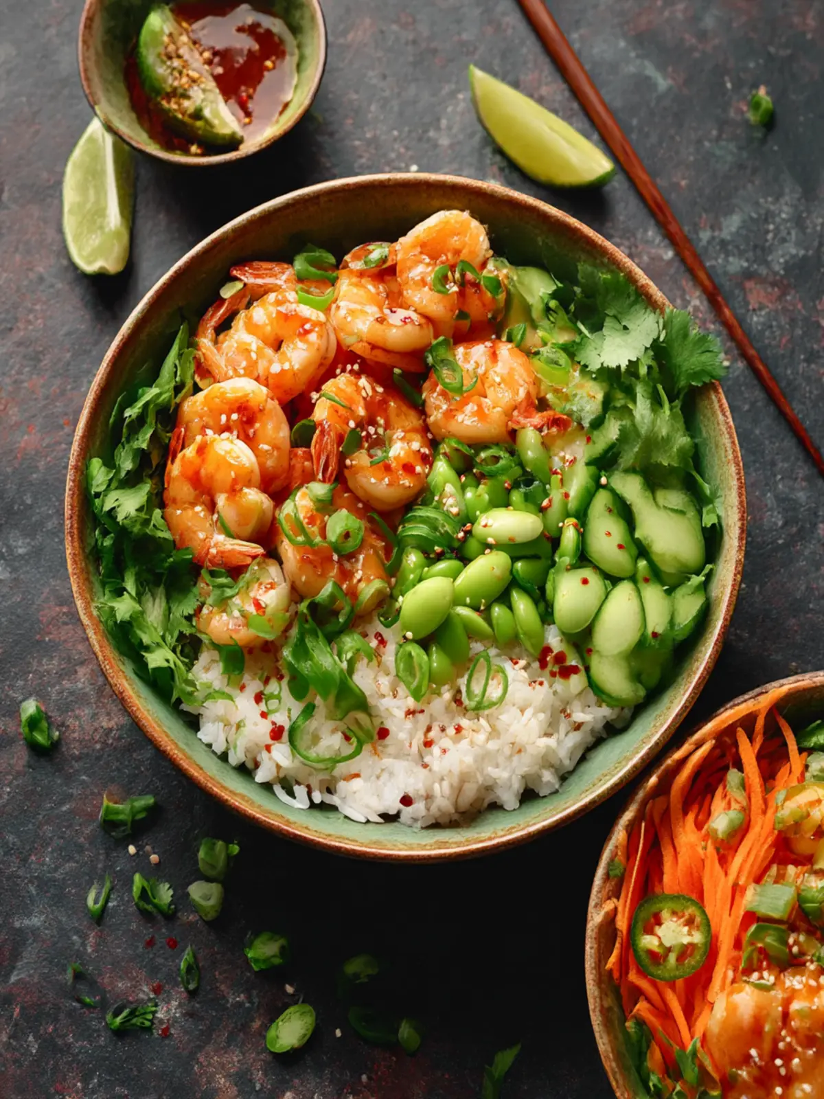 Irresistible Spicy Shrimp Rice Bowls with Creamy Sriracha Twist 4 Spicy Shrimp Rice Bowls