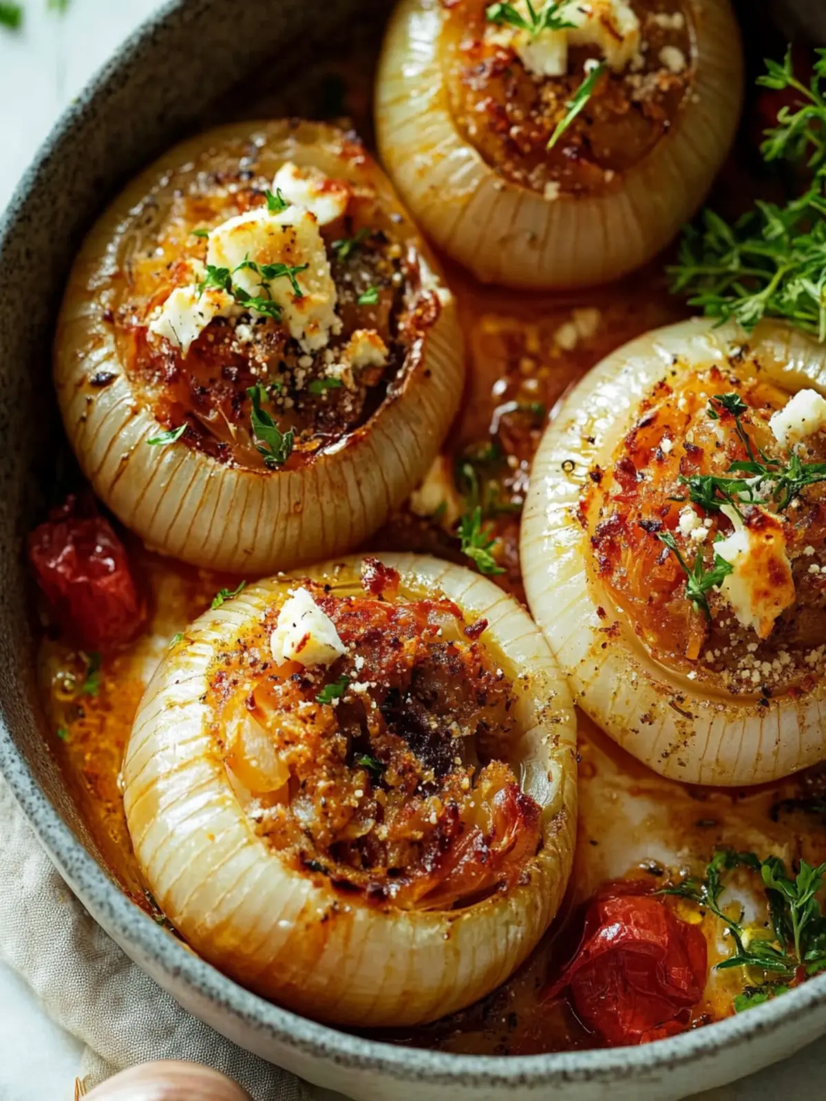 Greek Stuffed Onions That Will Rock Your Dinner Tonight 2 Greek Stuffed Onions