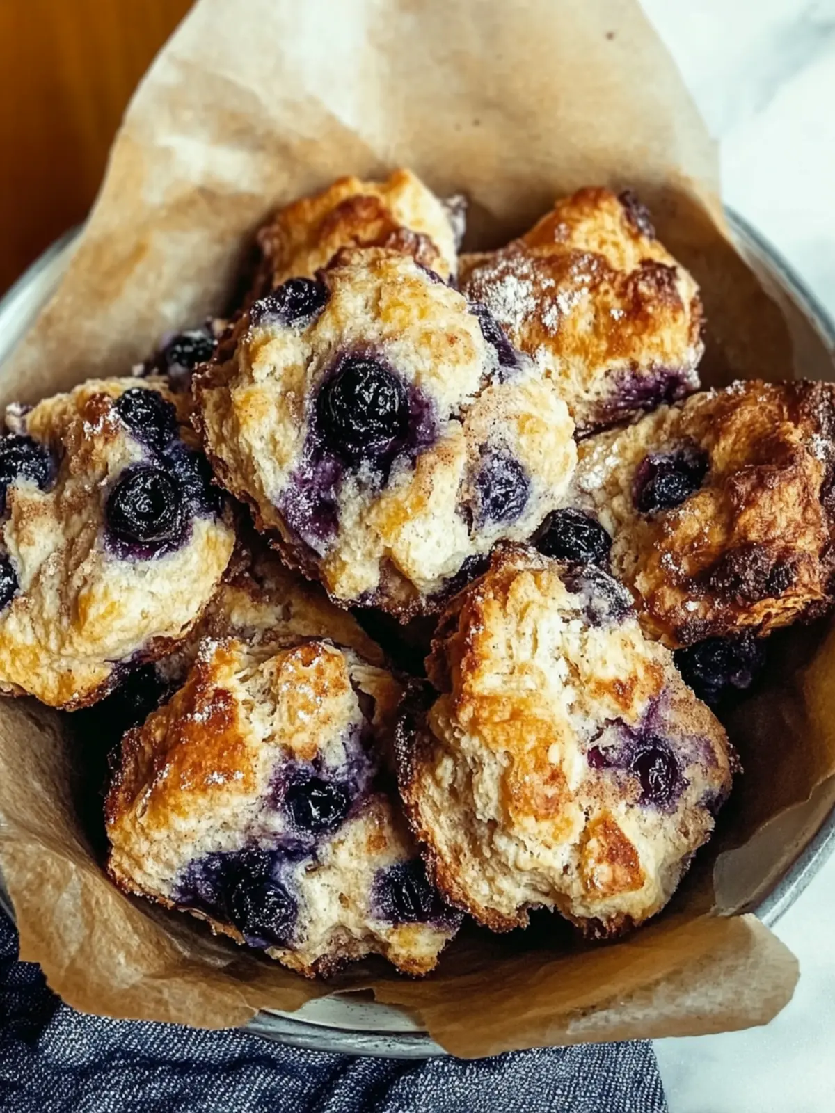 Blueberry Cinnamon Crunch Sourdough Cathead Biscuits Delight 4 Blueberry Cinnamon Crunch Sourdough Cathead Biscuits