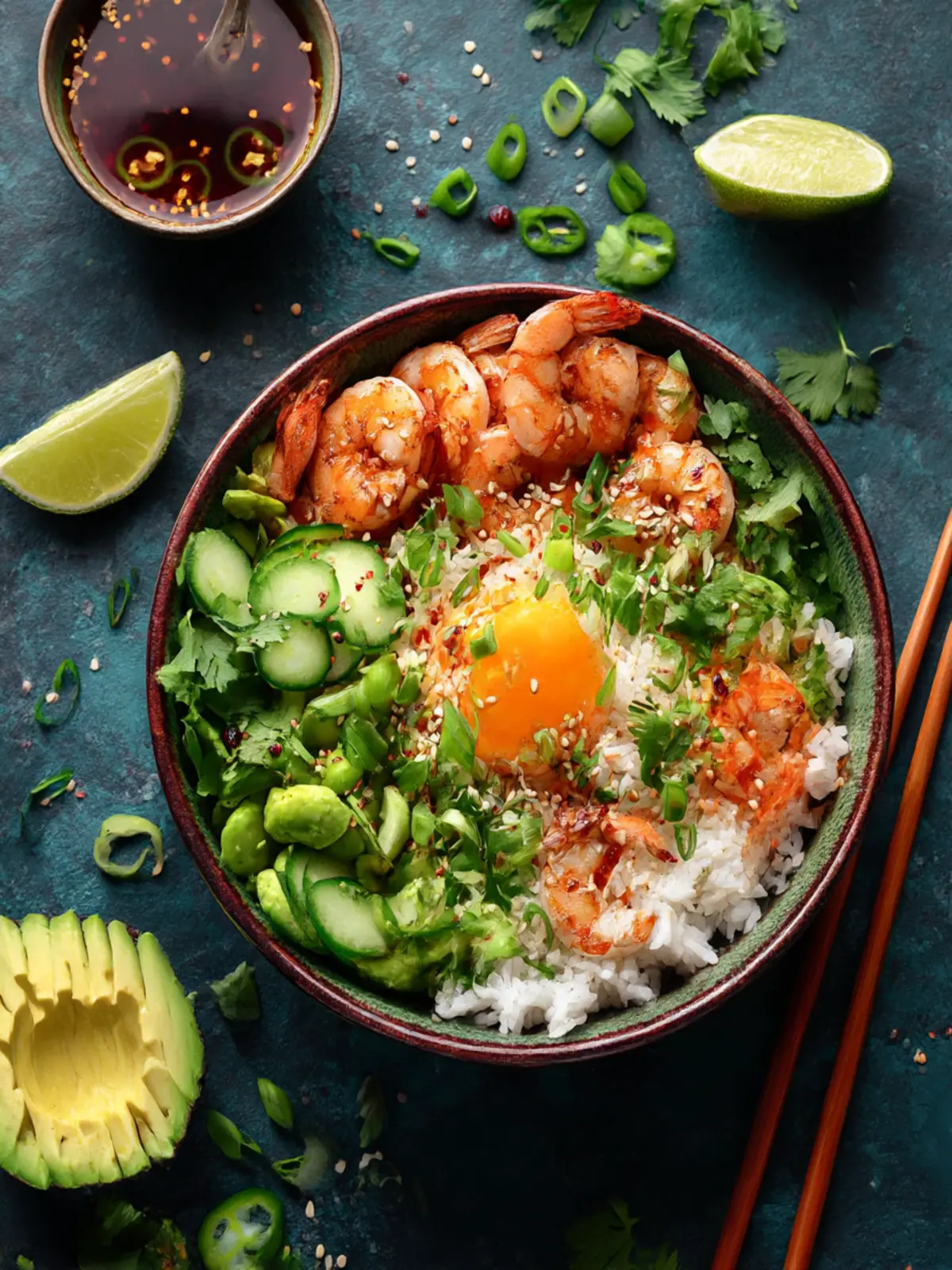 Irresistible Spicy Shrimp Rice Bowls with Creamy Sriracha Twist 3 Spicy Shrimp Rice Bowls