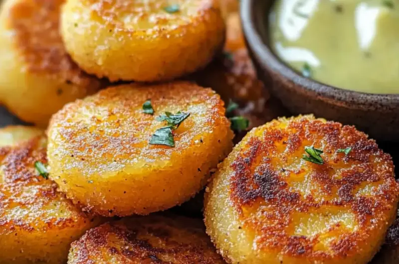 Crispy Caribbean Yucca Cakes