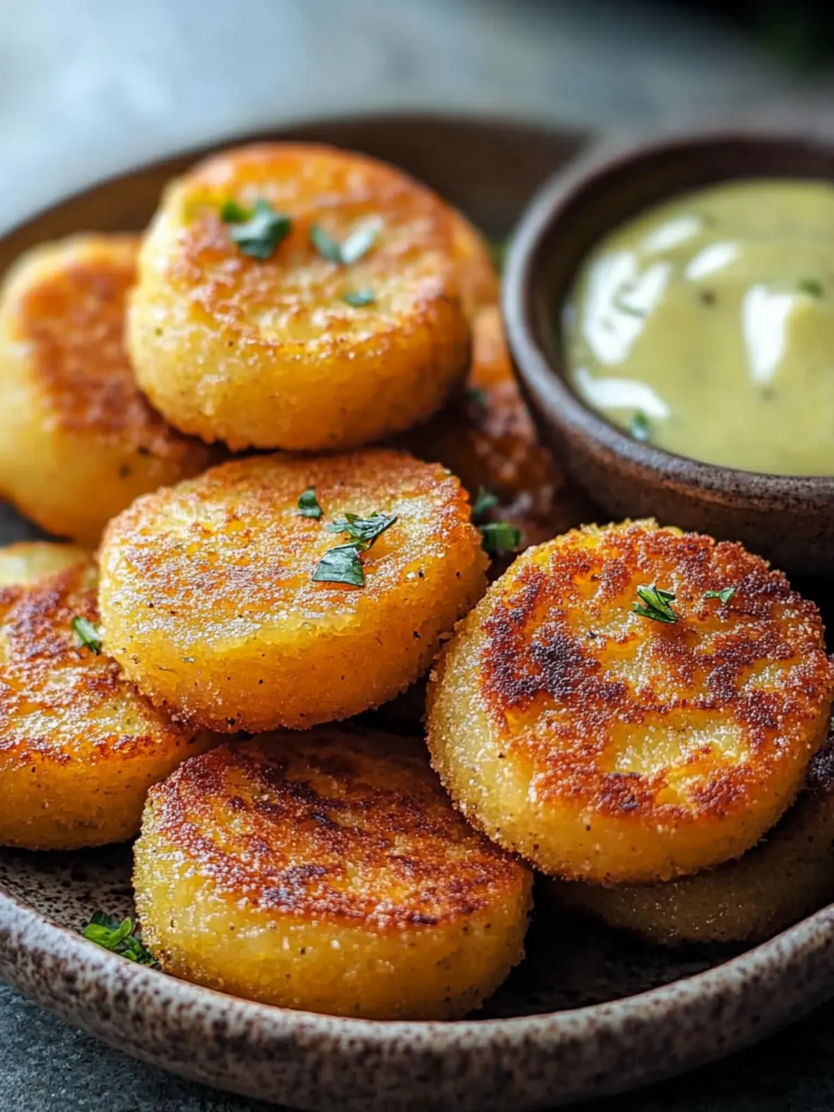 Crispy Caribbean Yucca Cakes with Zesty Garlic-Lime Mojo 5 Crispy Caribbean Yucca Cakes