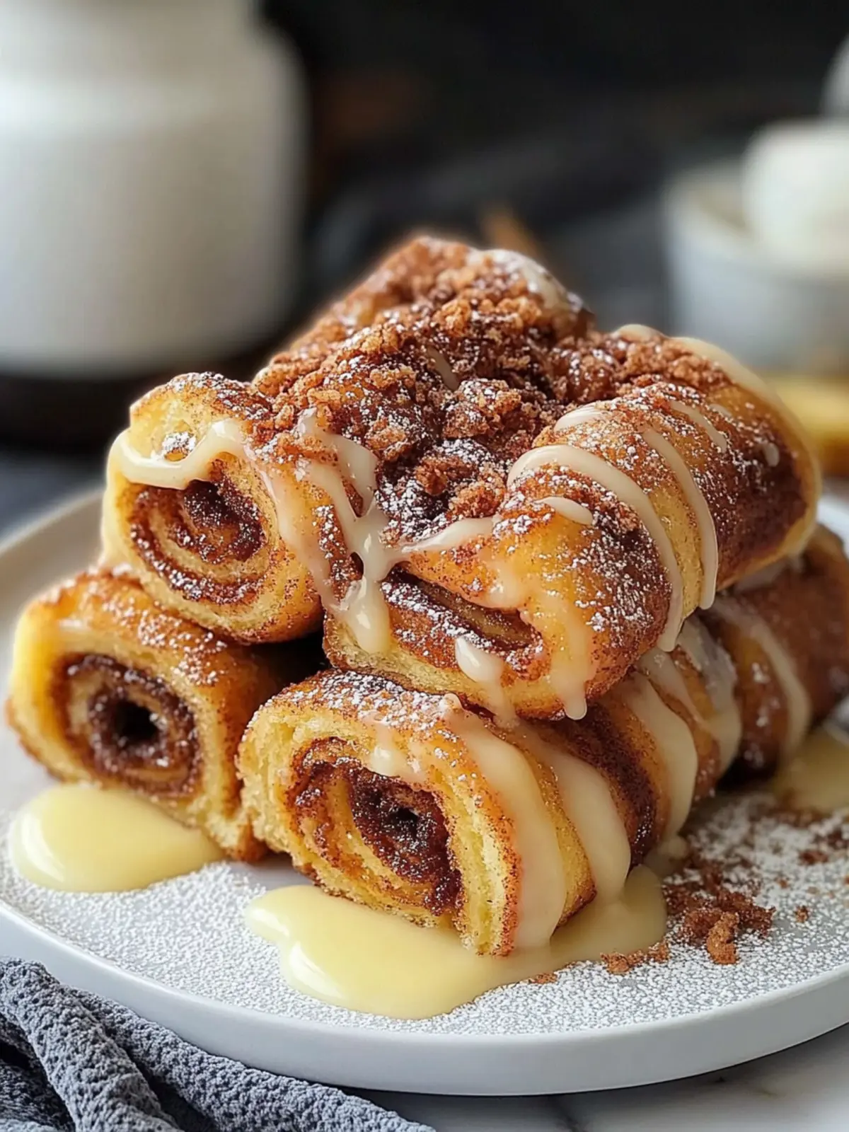 Cinnamon Roll French Toast Roll: A Sweet Morning Delight 4 Cinnamon Roll French Toast Roll