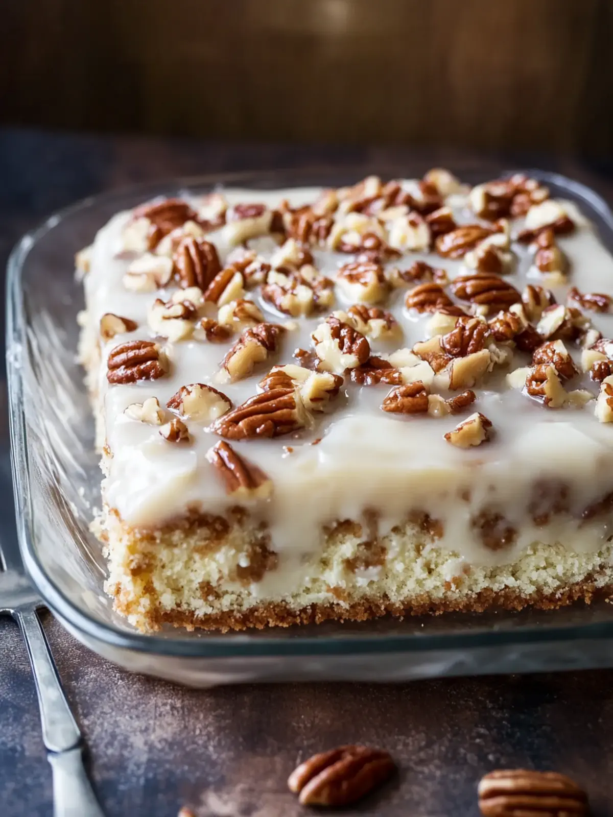 Irresistible Butter Pecan Praline Poke Cake for Sweet Cravings 2 Butter Pecan Praline Poke Cake