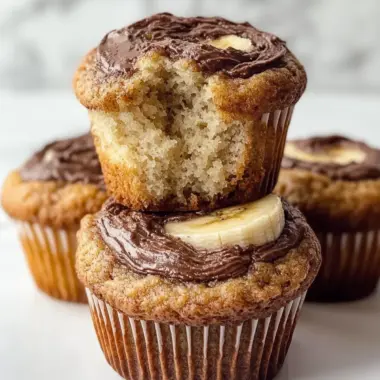 Nutella Swirl Banana Muffins for a Decadent Snack Attack 9 Nutella Swirl Banana Muffins