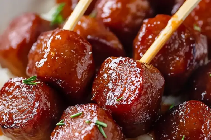 Candied Kielbasa Bites