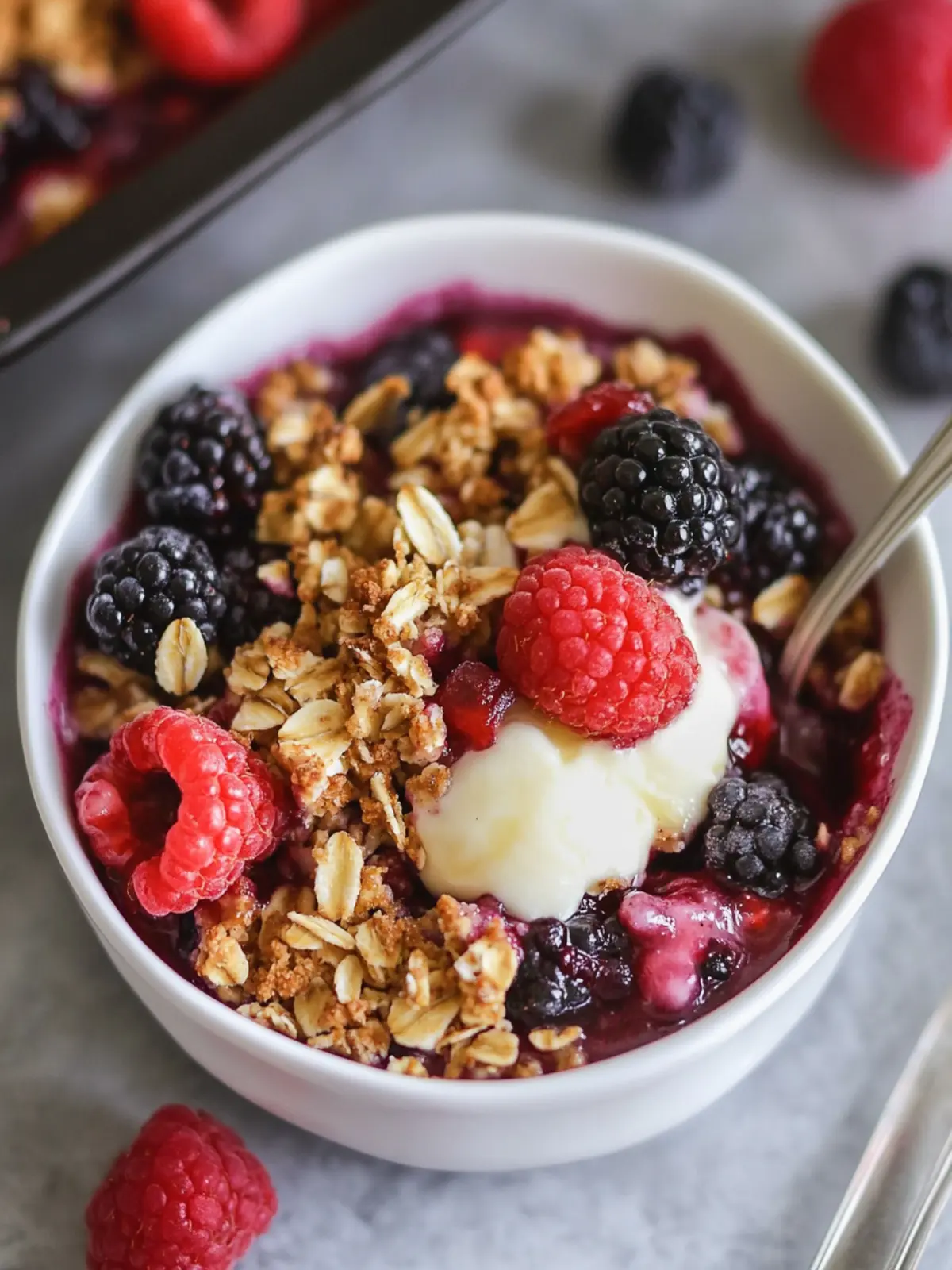 Delicious Berry Breakfast Crisp to Kickstart Your Day 2 Berry Breakfast Crisp