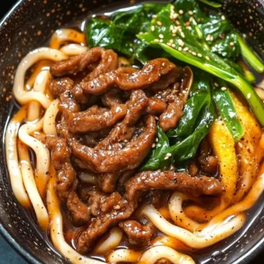 Savor Homemade Black Pepper Beef Udon Noodles in 15 Minutes 9 Black Pepper Beef Udon Noodles