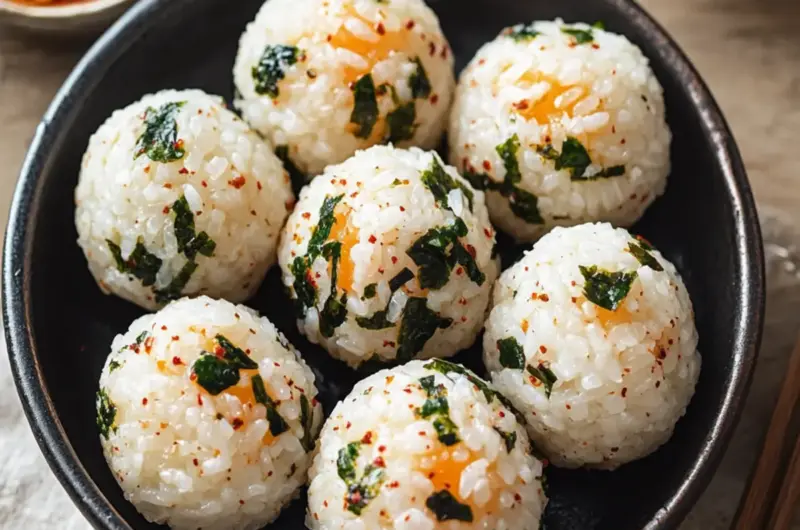 Korean Rice Balls (Jumeokbap)