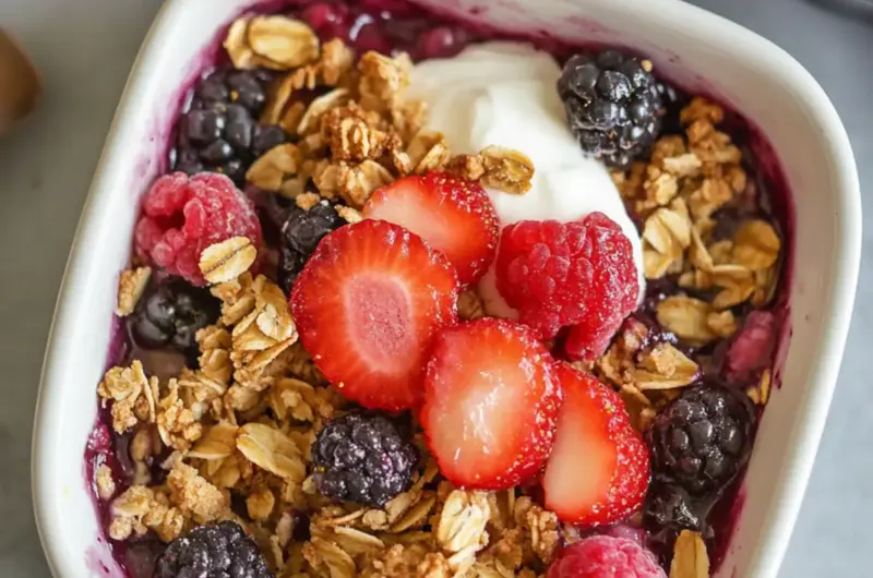 Berry Breakfast Crisp