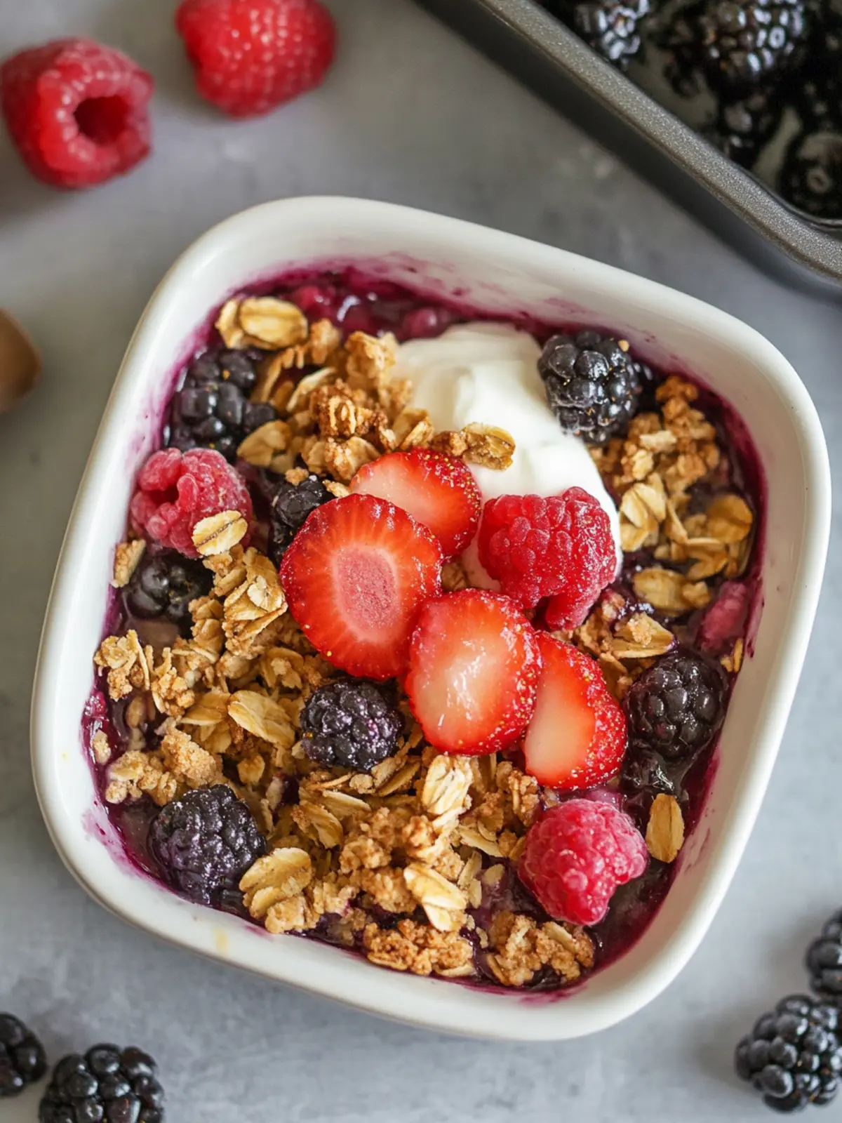Delicious Berry Breakfast Crisp to Kickstart Your Day 5 Berry Breakfast Crisp