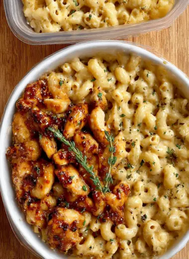 Honey Pepper Chicken Mac & Cheese