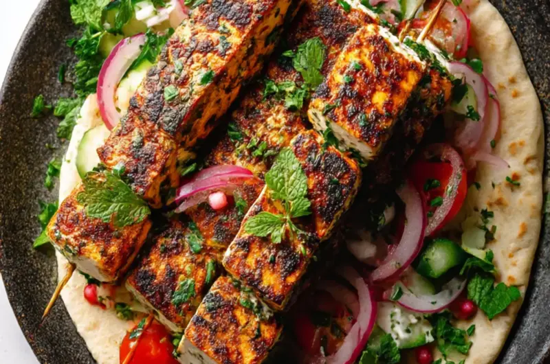 Middle Eastern Tofu Kebabs