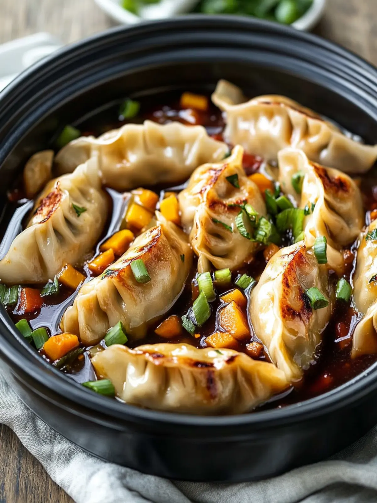 Slow Cooker Potsticker Supper: Cozy Comfort in Every Bite 2 Slow Cooker Potsticker Supper