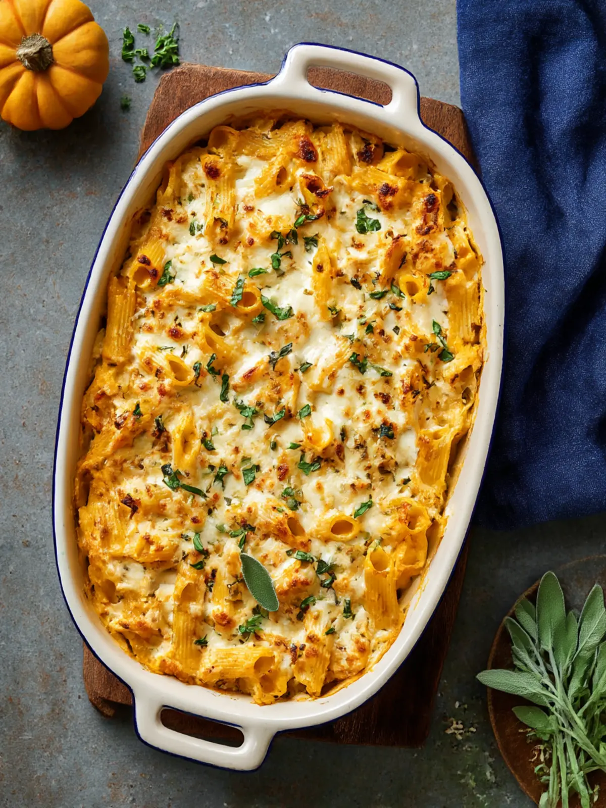 Cheesy Pumpkin Ricotta Pasta Bake for Cozy Nights In 2 Cheesy Pumpkin Ricotta Pasta Bake