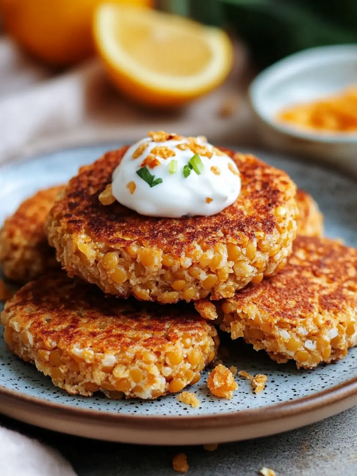 Golden Crunch Lentil Cakes: Crispy Flavorful Bites You'll Love 2 Golden Crunch Lentil Cakes