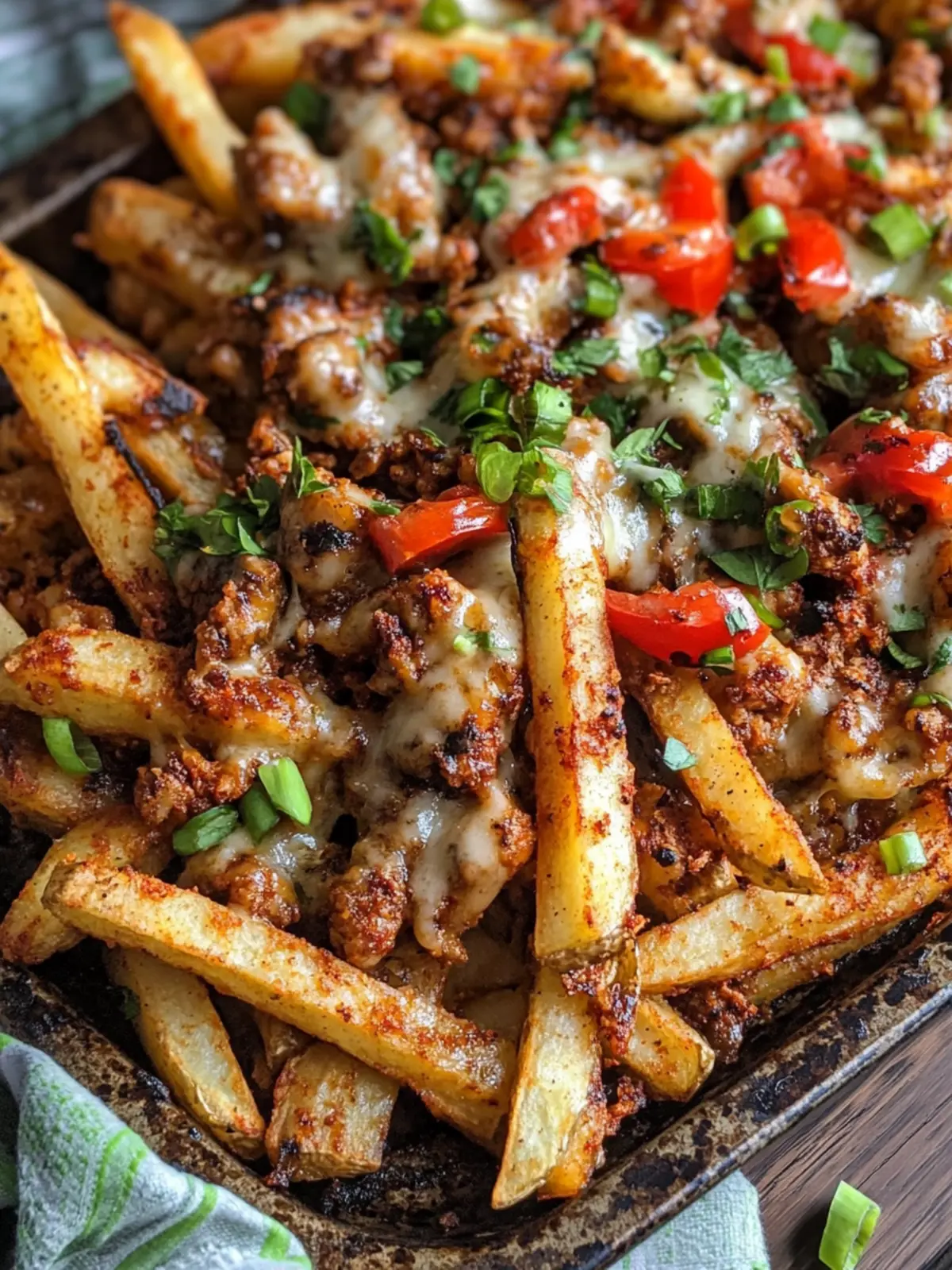 Cajun Dirty Loaded Fries: A Comfort Food Twist You’ll Love 2 Cajun Dirty Loaded Fries