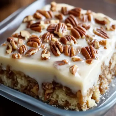 Irresistible Butter Pecan Praline Poke Cake for Sweet Cravings 10 Butter Pecan Praline Poke Cake