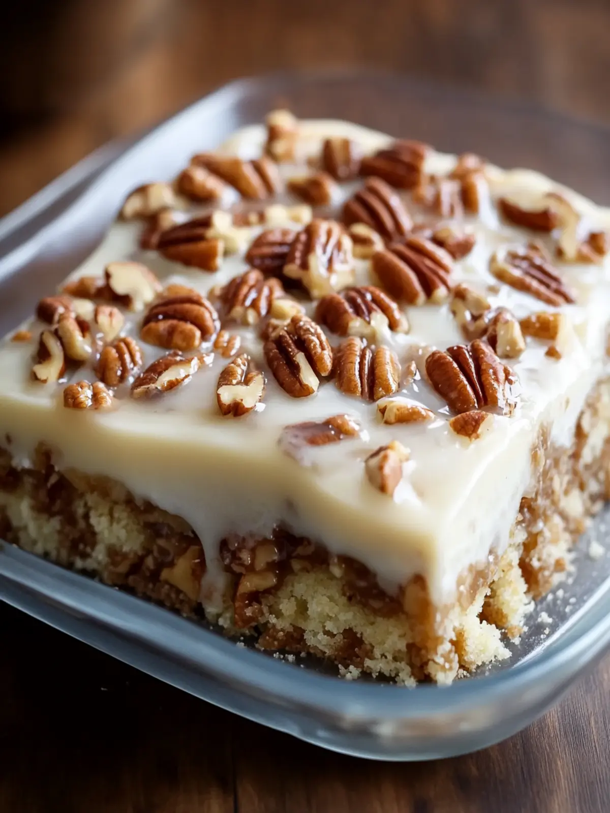 Irresistible Butter Pecan Praline Poke Cake for Sweet Cravings 5 Butter Pecan Praline Poke Cake
