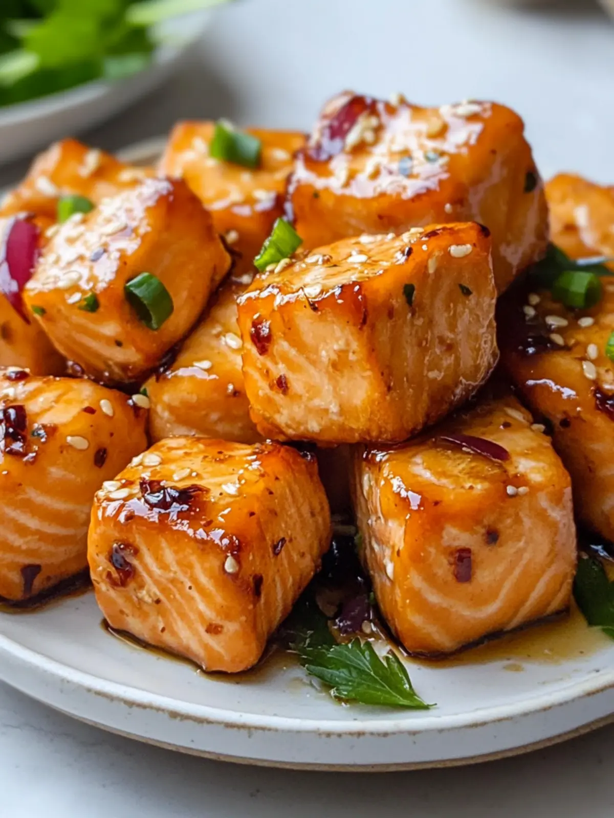 Delicious Honey Garlic Salmon Bites Your Family Will Love 4 Honey Garlic Salmon Bites