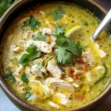 Creamy Green Enchiladas Chicken Soup for Cozy Nights 9 Green Enchiladas Chicken Soup