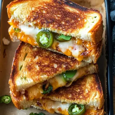 Roasted Jalapeño Popper Grilled Cheese: Melty Bliss Awaits 10 Roasted Jalapeno Popper Grilled Cheese