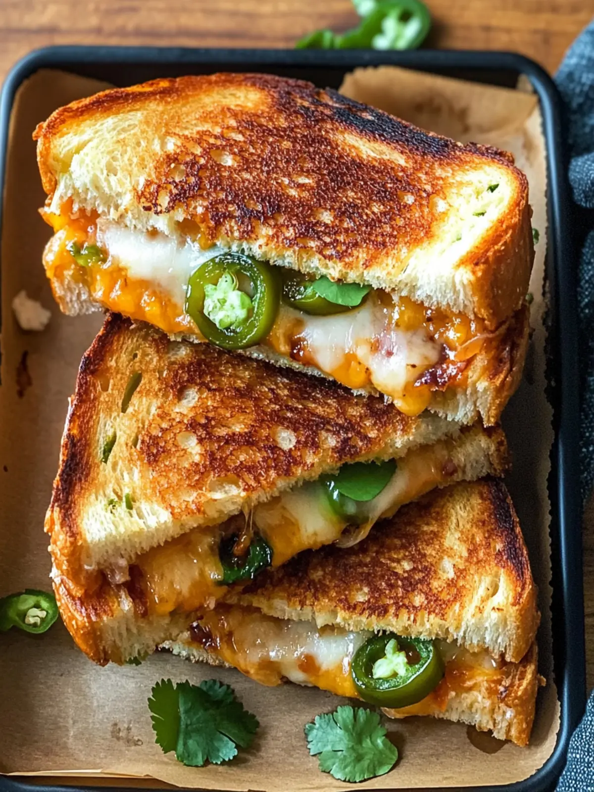 Roasted Jalapeño Popper Grilled Cheese: Melty Bliss Awaits 5 Roasted Jalapeno Popper Grilled Cheese