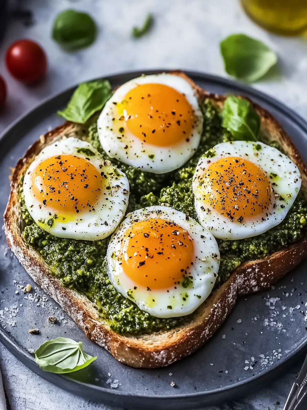 Pesto Eggs on Toast: Your New Favorite Breakfast Delight 3 Pesto Eggs on Toast