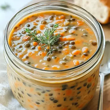 Creamy French Lentil Soup: Comfort in Every Spoonful 9 French Lentil Soup