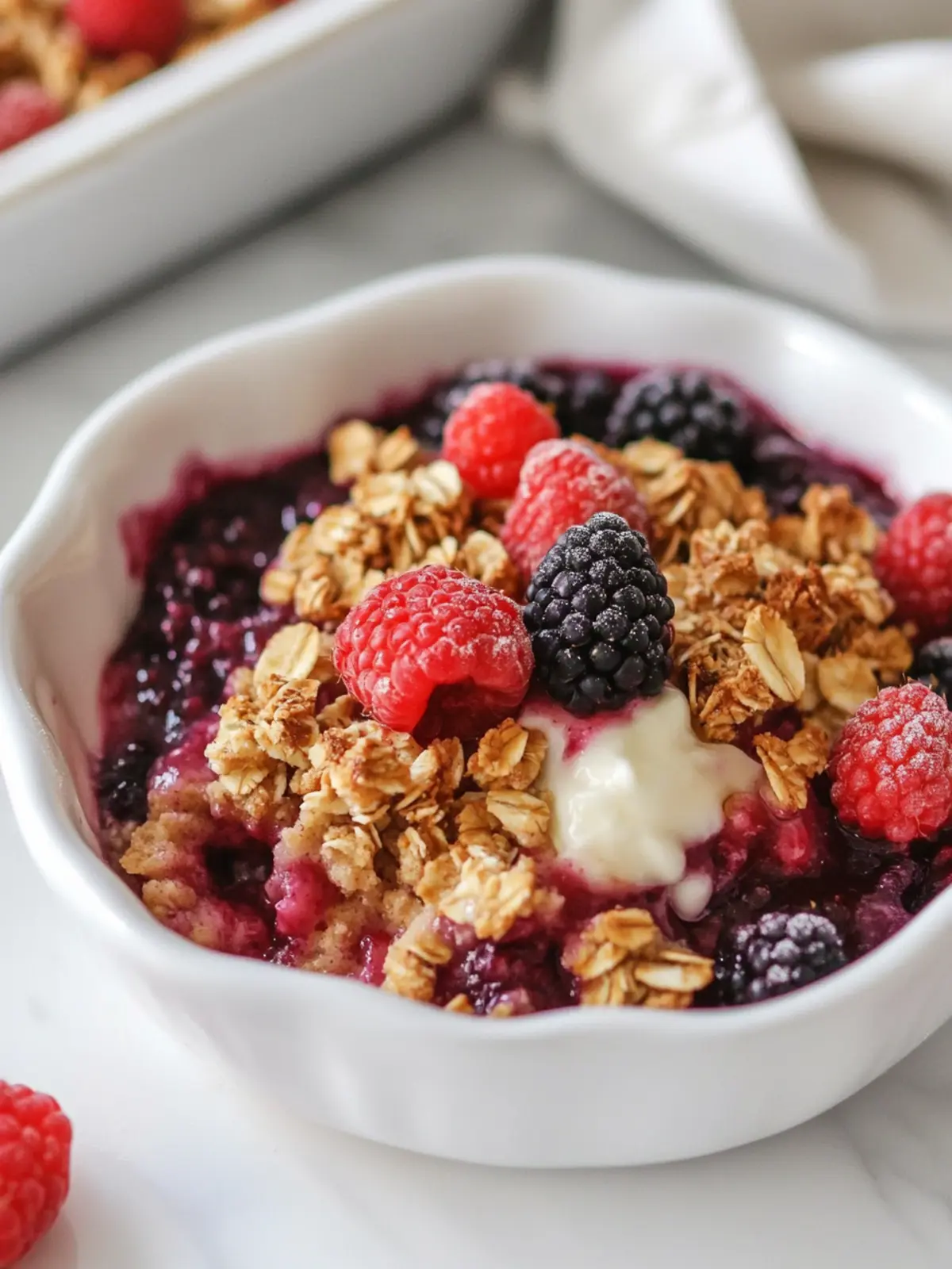 Delicious Berry Breakfast Crisp to Kickstart Your Day 4 Berry Breakfast Crisp