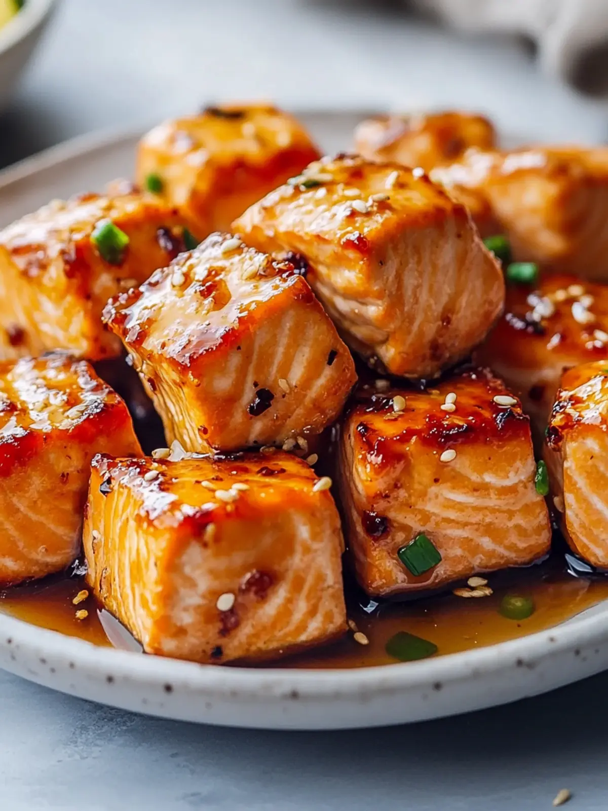 Delicious Honey Garlic Salmon Bites Your Family Will Love 2 Honey Garlic Salmon Bites