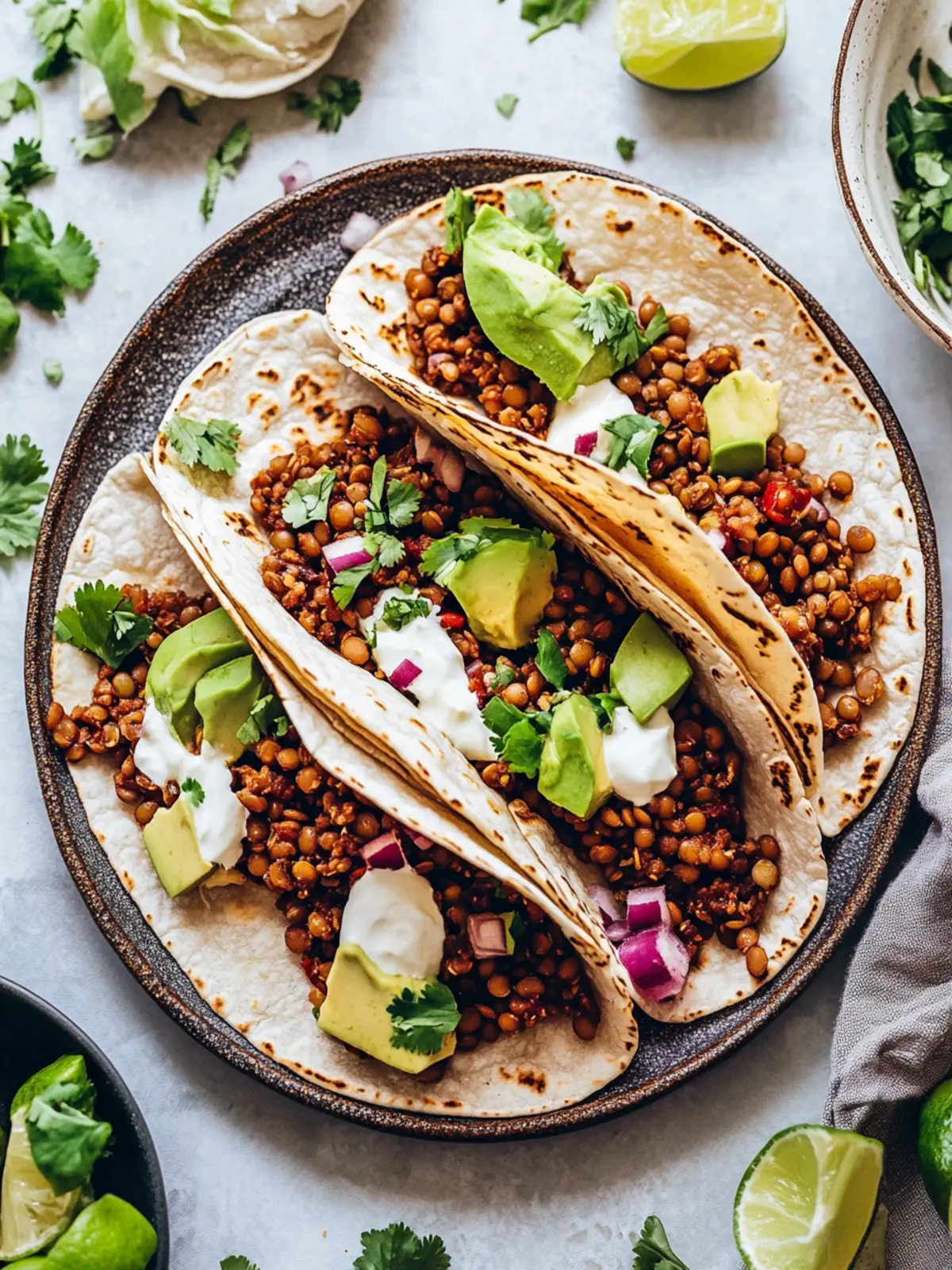 Savory Vegan Slow Cooker Lentil Tacos for Ultimate Comfort 2 Vegan Slow Cooker Lentil Tacos