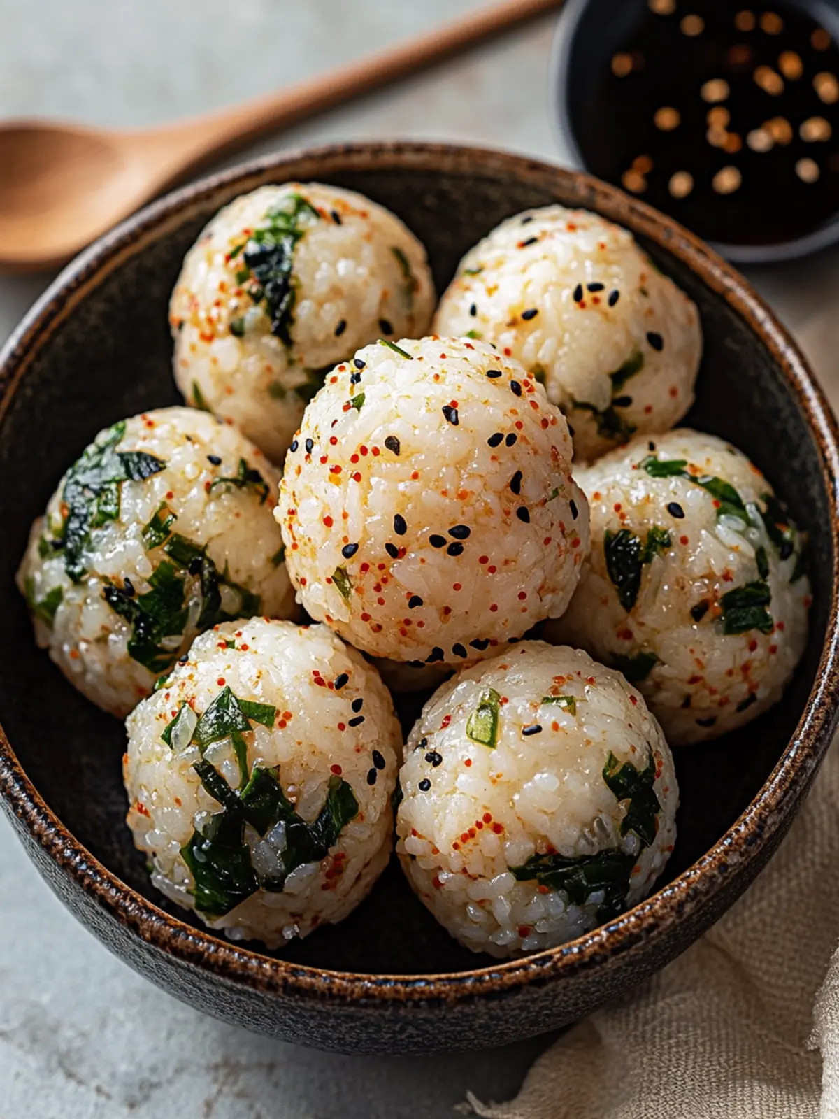 Delicious Korean Rice Balls (Jumeokbap) You Can Customize! 3 Korean Rice Balls (Jumeokbap)