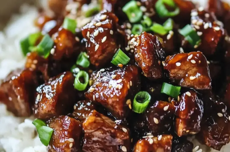 Sweet Caramelized Pork with Rice