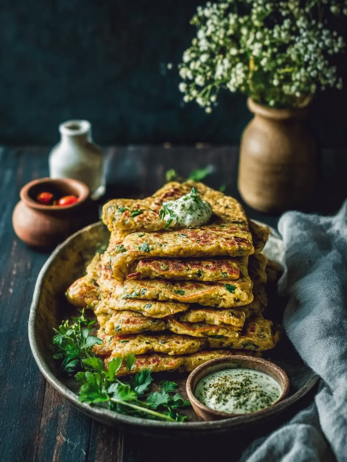 Savory Lentil Pancakes for a Wholesome Breakfast Delight 4 Savory Lentil Pancakes