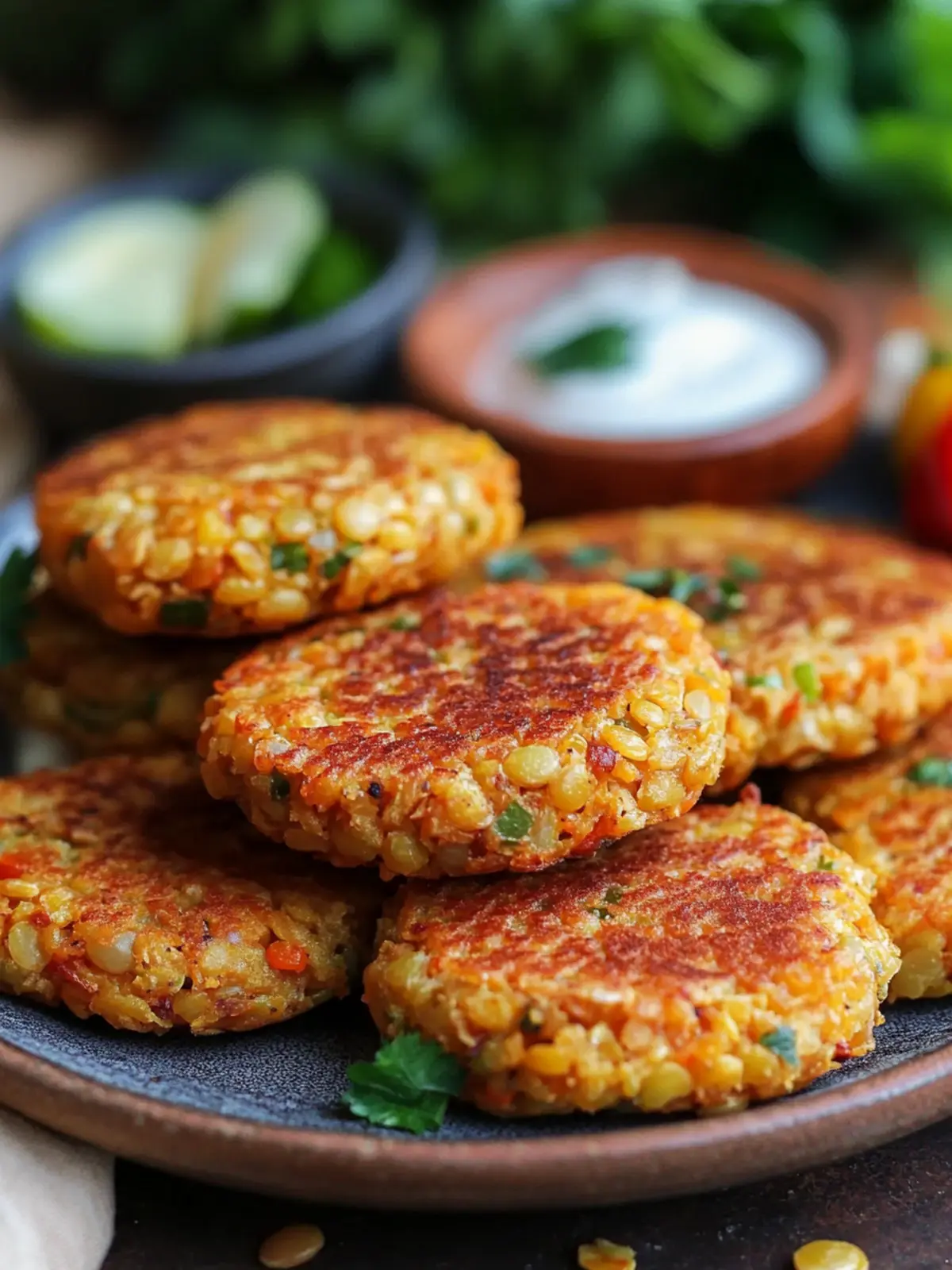 Golden Crunch Lentil Cakes: Crispy Flavorful Bites You'll Love 3 Golden Crunch Lentil Cakes