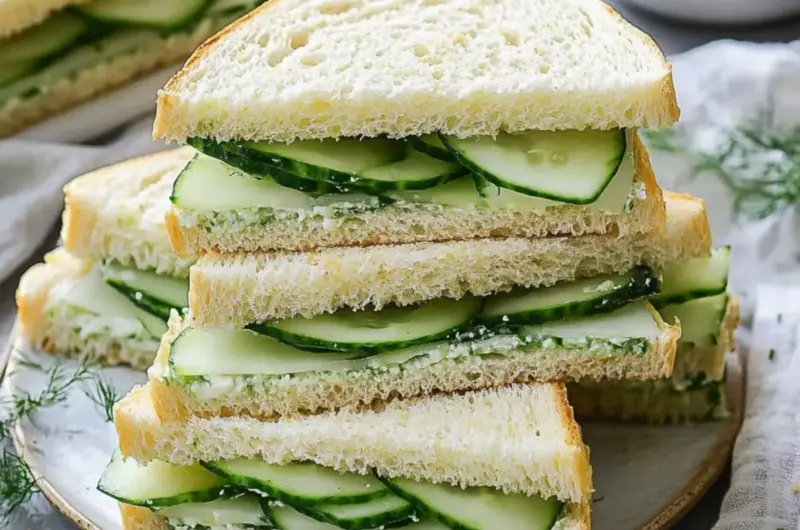 Classic Cucumber Sandwiches