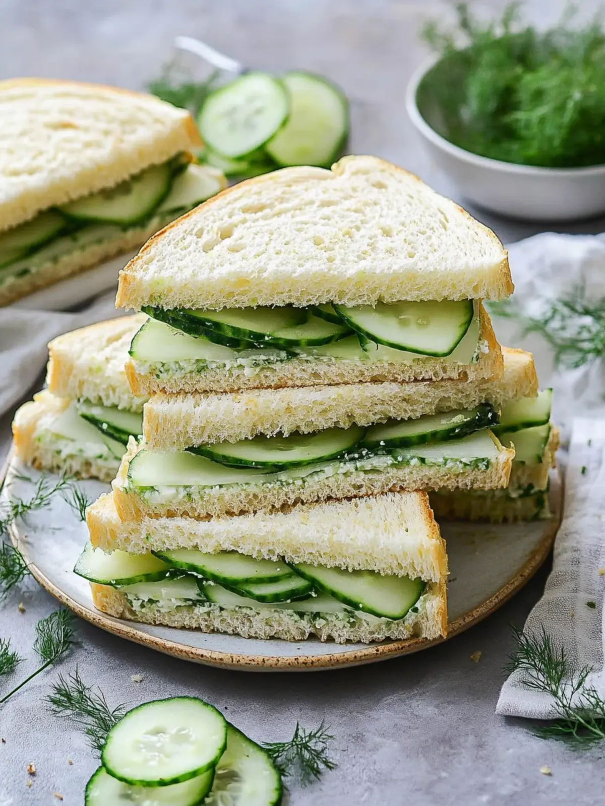 Delicious Classic Cucumber Sandwiches Perfect for Any Occasion 5 Classic Cucumber Sandwiches