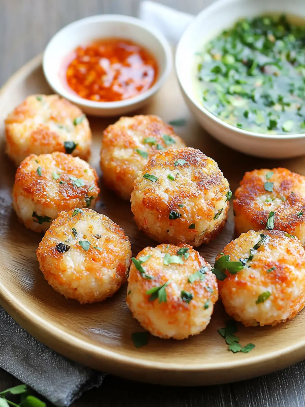Savor Thai Shrimp Cake Bliss with Spicy Sweet Chili Dip 5 Thai Shrimp Cake