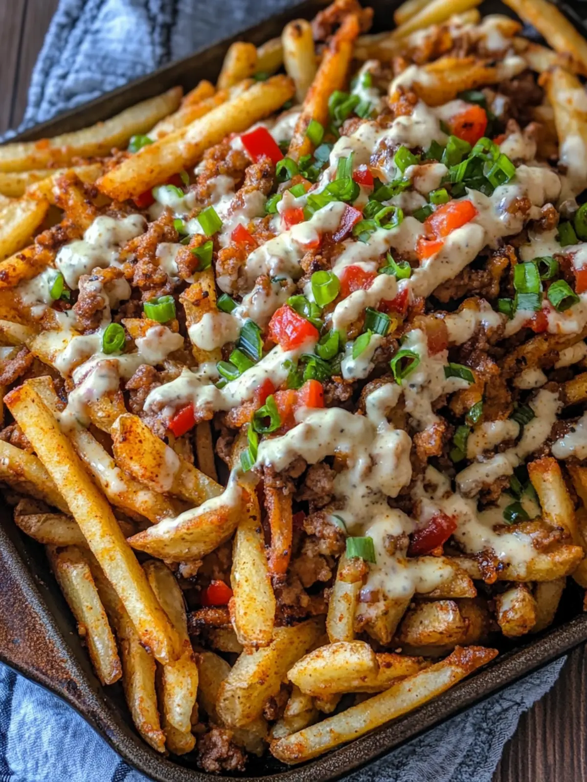 Cajun Dirty Loaded Fries: A Comfort Food Twist You’ll Love 3 Cajun Dirty Loaded Fries