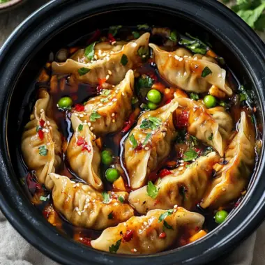 Slow Cooker Potsticker Supper: Cozy Comfort in Every Bite 9 Slow Cooker Potsticker Supper