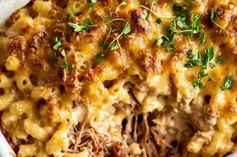 Pulled Pork Mac and Cheese