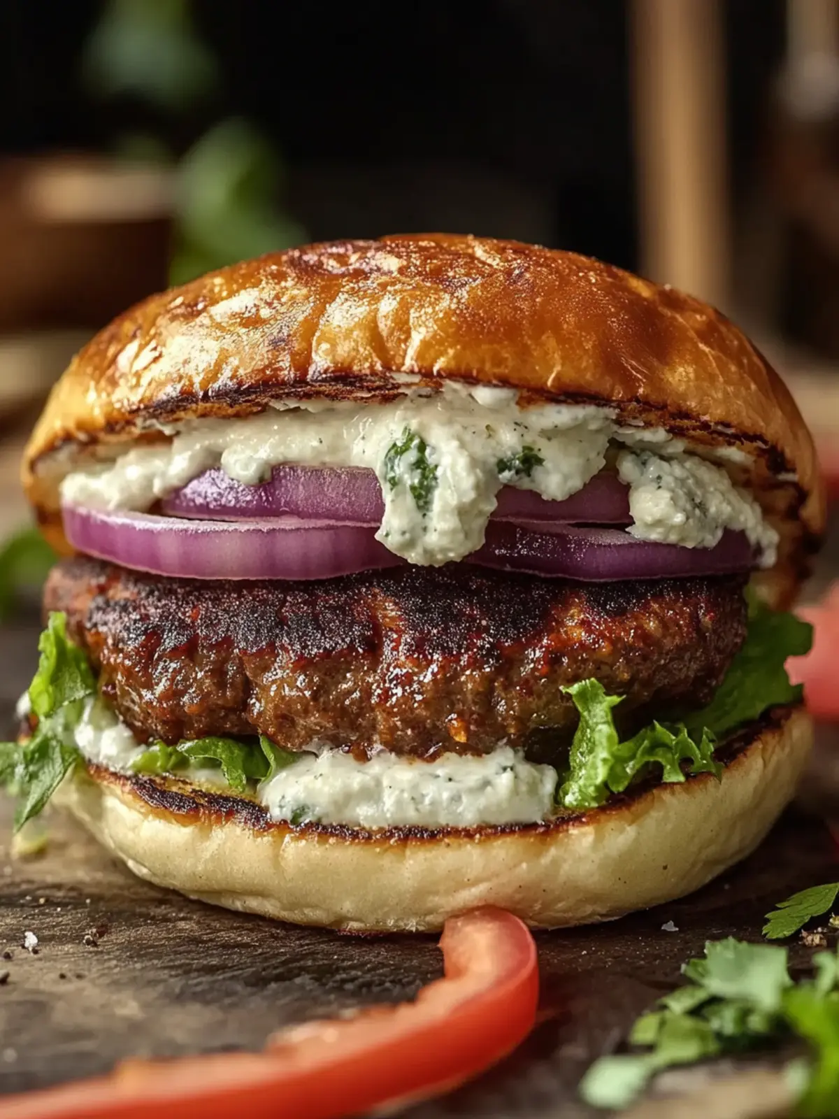 Savory Lebanese Kafta Burger with Garlic Toum You’ll Love 4 Lebanese Kafta Burger