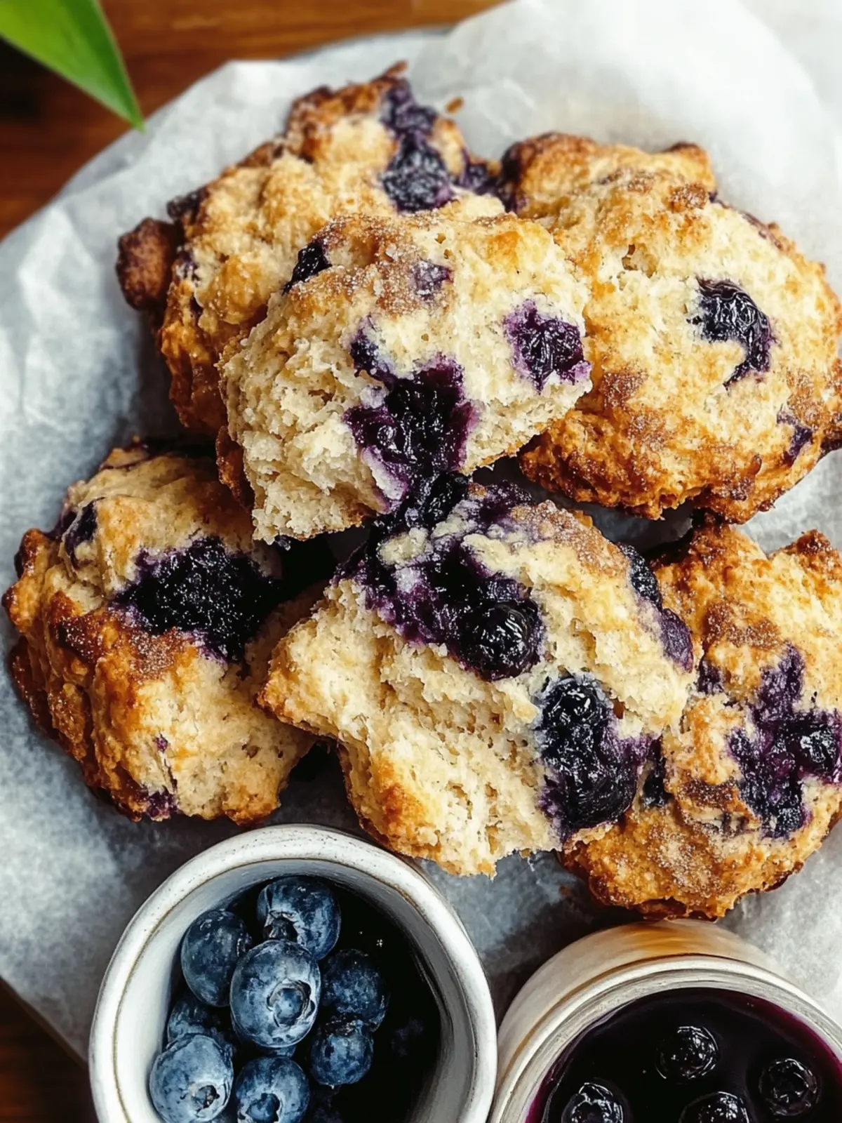 Blueberry Cinnamon Crunch Sourdough Cathead Biscuits Delight 3 Blueberry Cinnamon Crunch Sourdough Cathead Biscuits