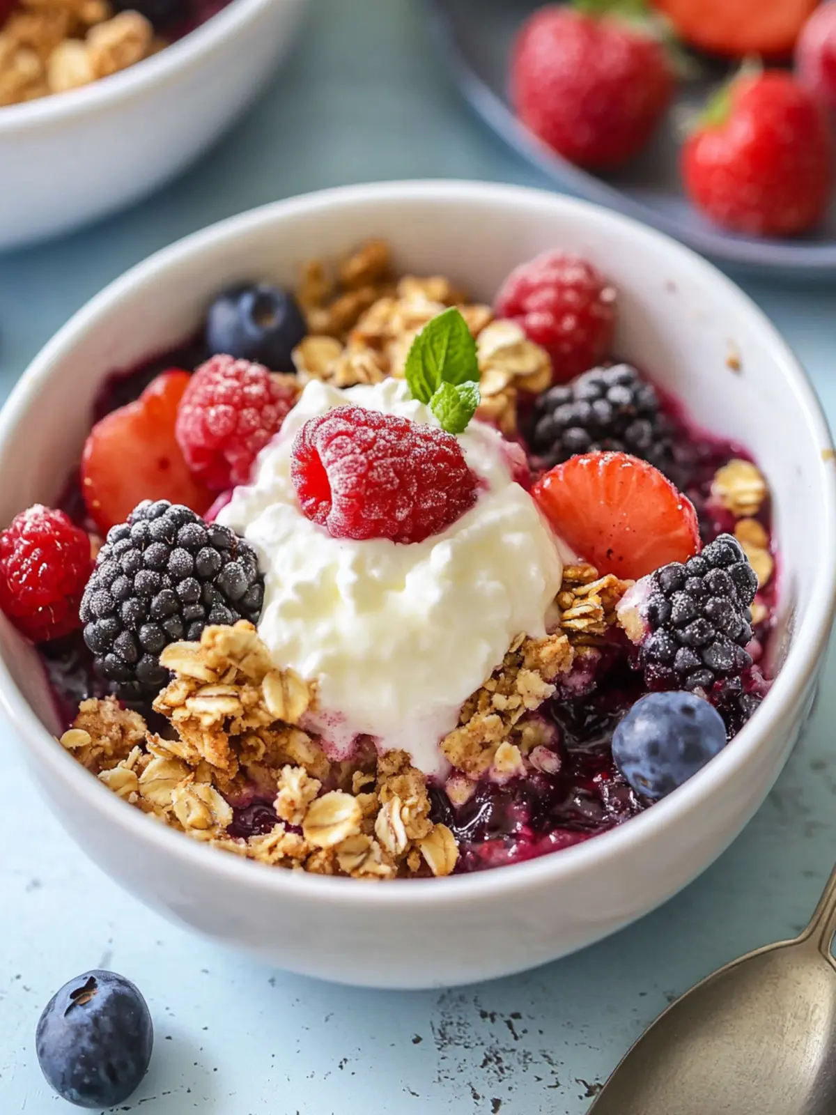 Delicious Berry Breakfast Crisp to Kickstart Your Day 3 Berry Breakfast Crisp