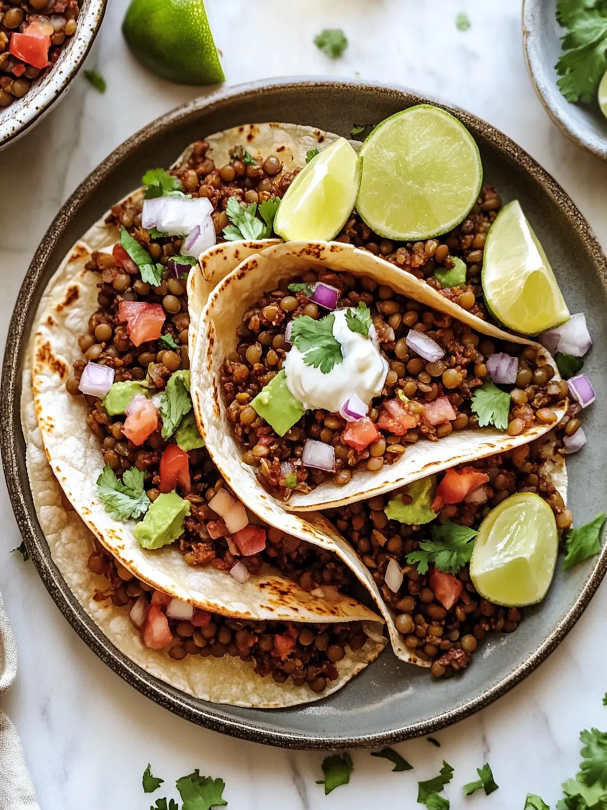 Savory Vegan Slow Cooker Lentil Tacos for Ultimate Comfort 3 Vegan Slow Cooker Lentil Tacos