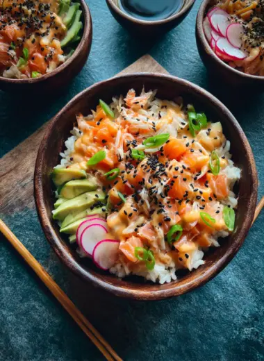 Spicy Crab Sushi Bowls